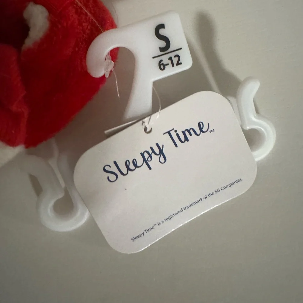 Santa Kids Slippers - Festive Red and White